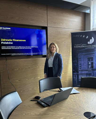 Anna Majchrzak podczas Polonijnej Akademii Przedsiębiorczości